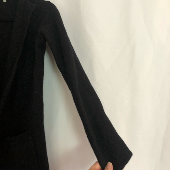 Madewell Merino Wool Black Open Front Cardigan XS - Picture 6 of 7